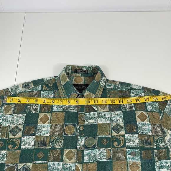 VINTAGE, Christian Dumas mens short sleeve shirt, Small - Picture 7 of 8